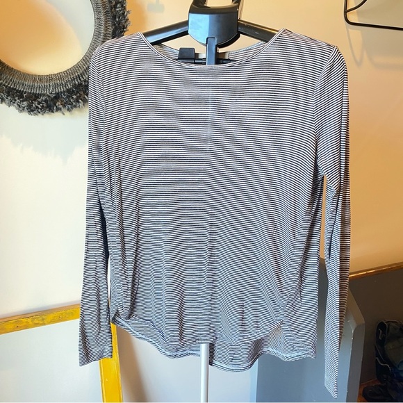 LOFT Striped Long Sleeve Top - Picture 2 of 5